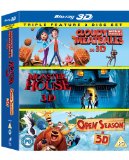 Cloudy With a Chance of Meatballs/ Monster House / Open Season Triple Pack (Blu-ray 3D)[Region Free]