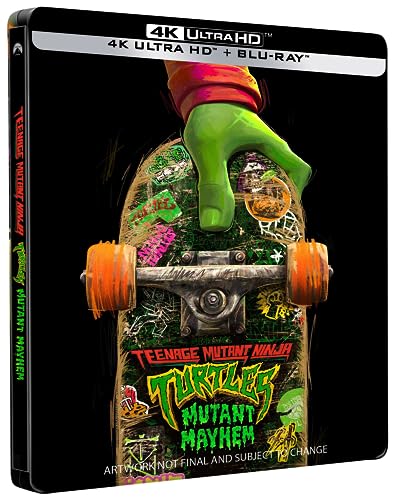 Teenage Mutant Ninja Turtles: Mutant Mayhem 4K UHD Steelbook [Blu-ray] [Region A &amp; B &amp; C]