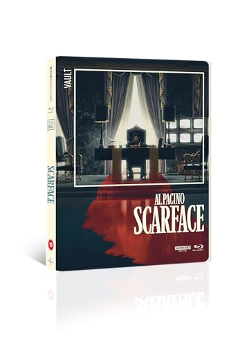 SCARFACE - The Film Vault Range Steelbook [4K Ultra HD] [1983] [Blu-ray] [Region Free]